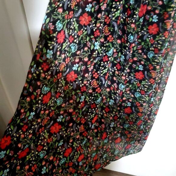 Curations NWT Floral Print Maxi Sundress Size M - Picture 6 of 12